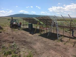 install solar array Soda