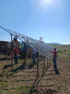 install solar array Soda wetlands