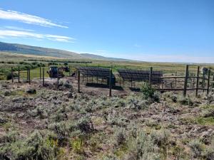 wetlands well enclosure construction